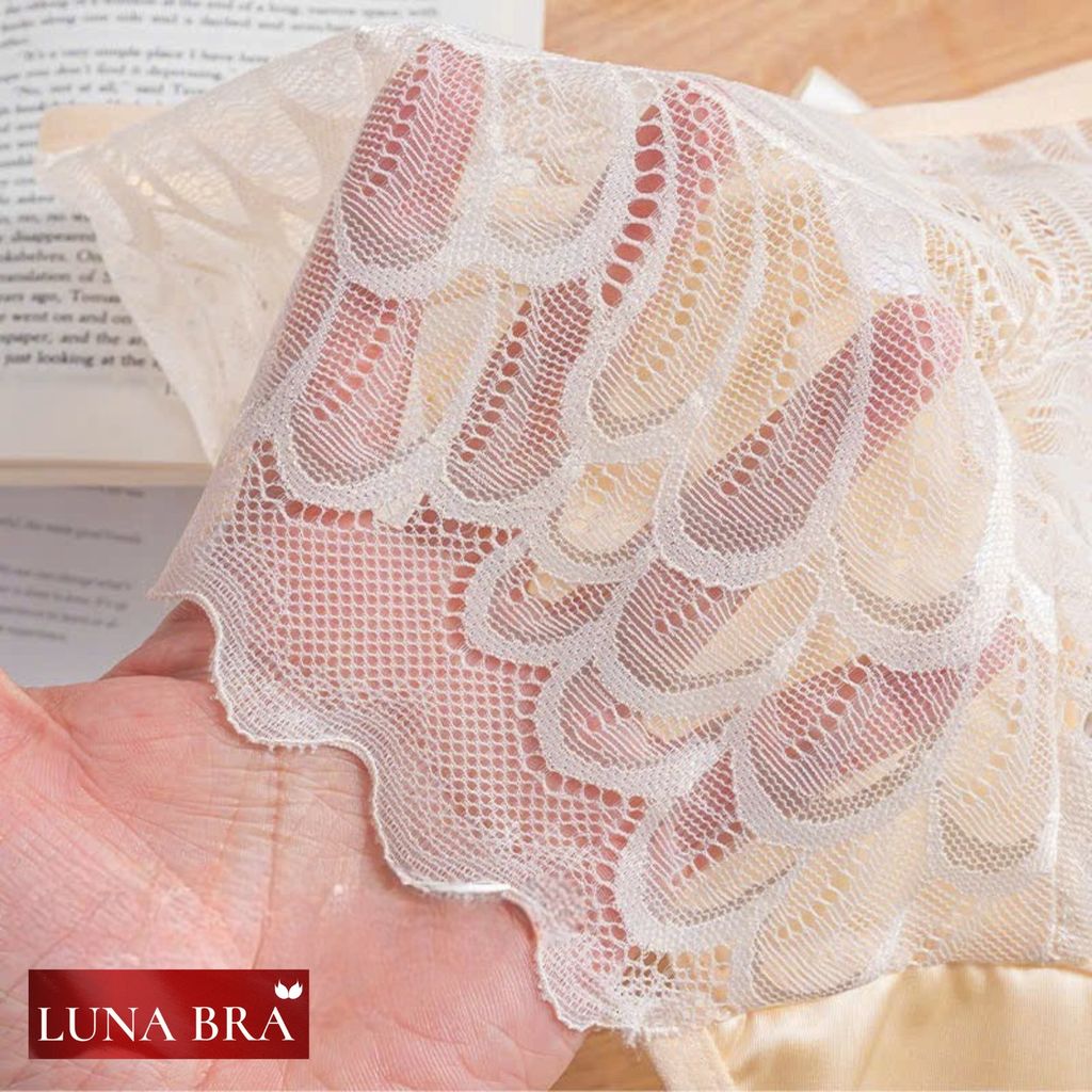 COmbo 5 Quần lót nữ LunaBra chất lụa hoạ tiết ren - QL005