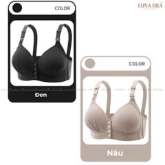 Áo ngực LUNA MOM cho mẹ bầu – không gọng, nâng nhẹ, chất su mềm mại, bản lưng to ôm gọn
