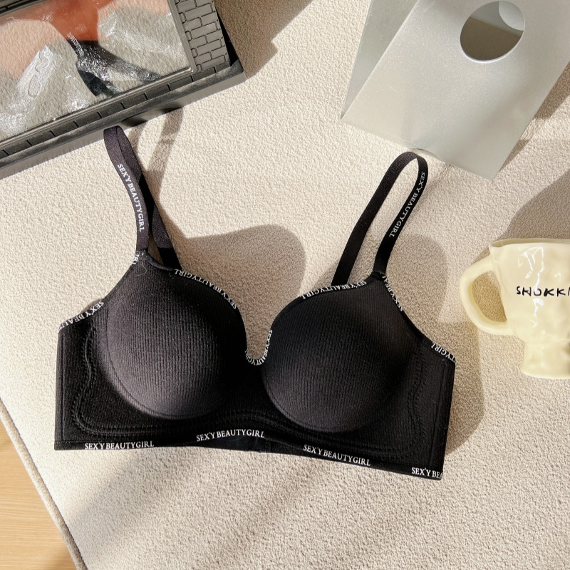 Áo Ngực LUNA BRA in chữ thiết kế không gọng, mút dầy nâng ngực đầy đặn - AL016