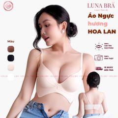 Áo ngực nữ có hương hoa lan LUNABRA không gọng nâng ngực - AL013