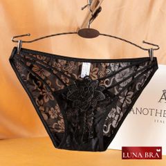 Set 10 quần LunaBra ren đen cao cấp -  QLS001
