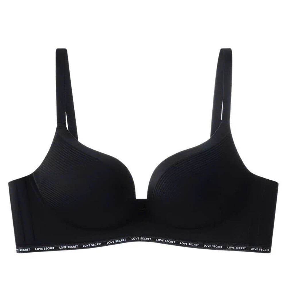Áo ngực nữ Luna Bra không Gọng Quyến Rũ In Chữ LOVE SECRET Hình Giọt Nước Chất Su Đúc Mềm Thoáng Khí - Al001