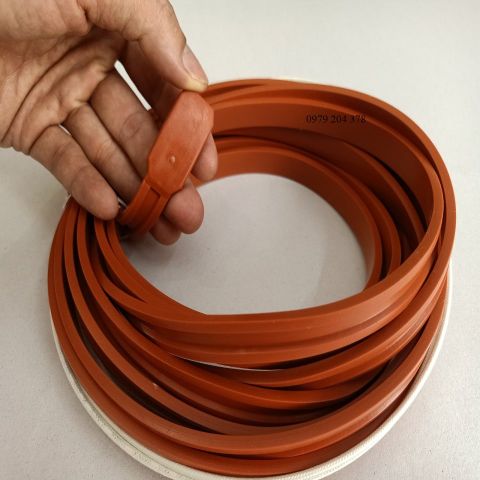  Dẹp 5m 220V- 500W Dây Điện trở silicone sưởi cửa kho lạnh, sưởi ấm. 
