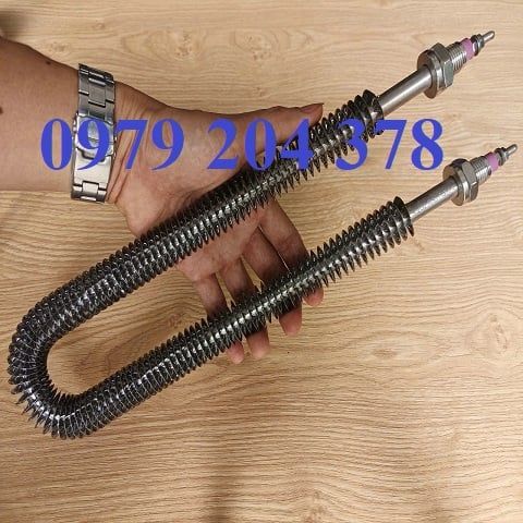 Điện trở sấy chữ U 220V-3KW có cánh tản nhiệt