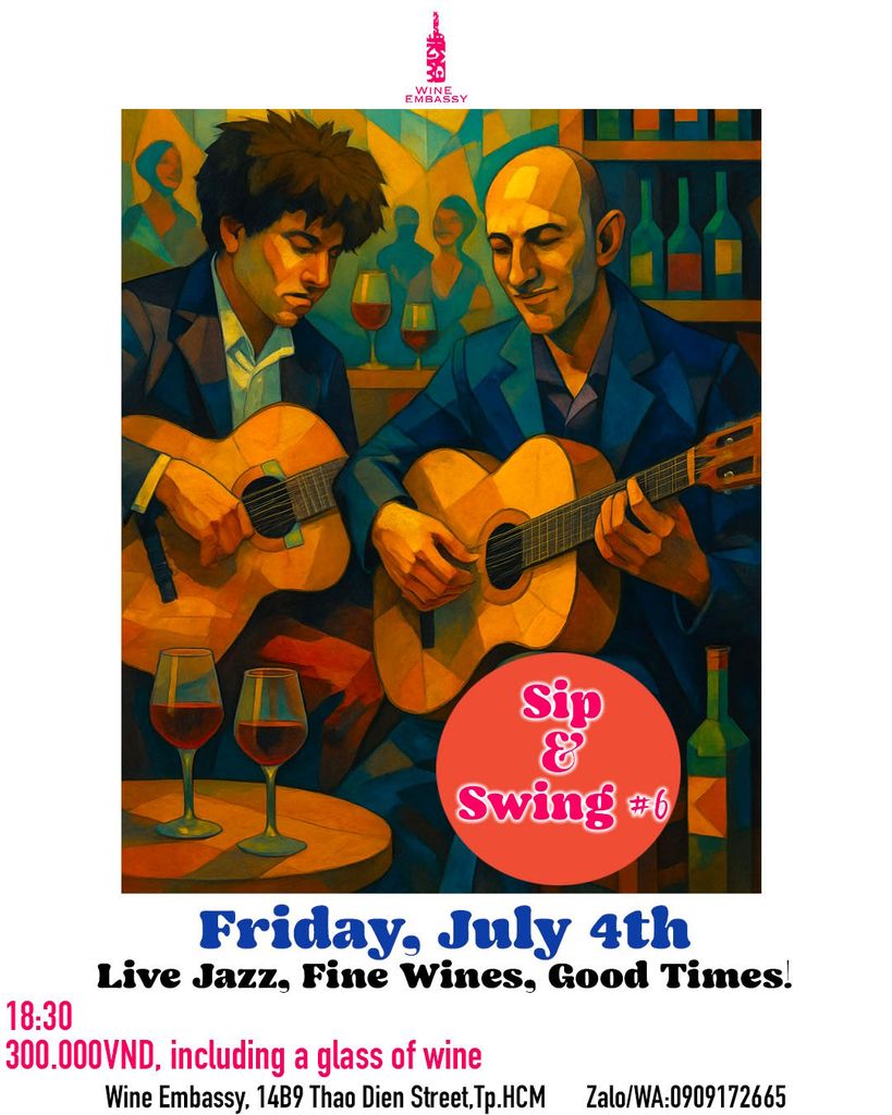 Vé tham dự / Ticket for Sip & Swing #6