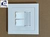  N800.502 - LANmark UK Style Wall Outlet Kit 2 Snap-In Flat White 