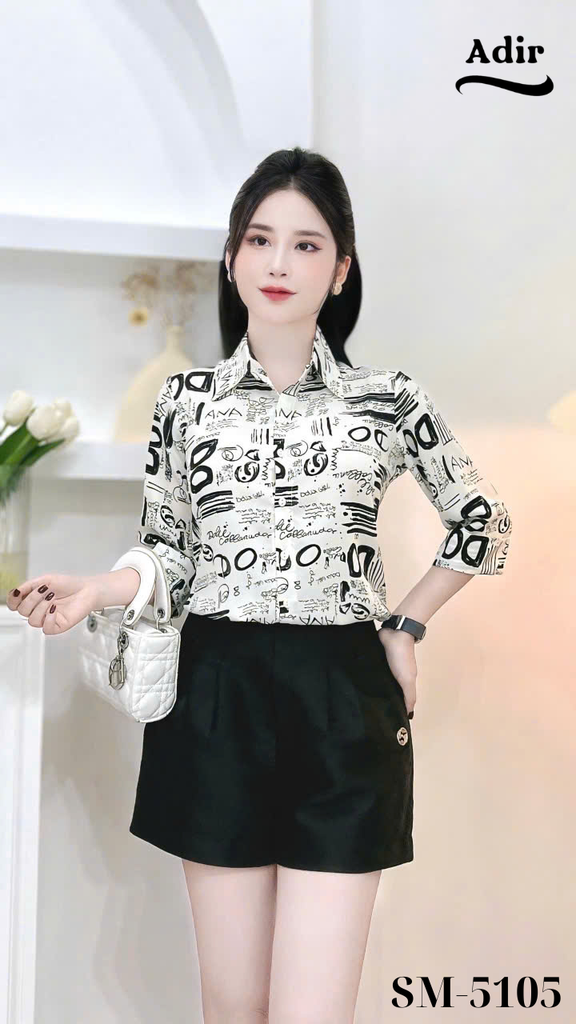 Áo sơmi nữ tay lỡ