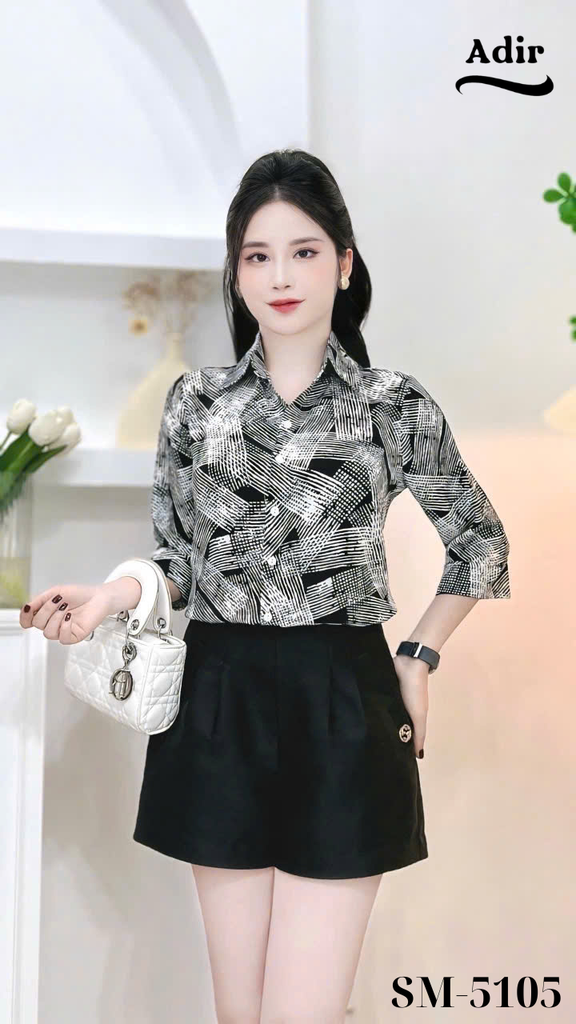 Áo sơmi nữ tay lỡ