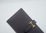 Ví Da Nữ - Bearn Wallet - Da Bê Epsom - Black