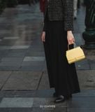 Túi Da Nữ - Monvally - Da Bê Degermann - Yellow