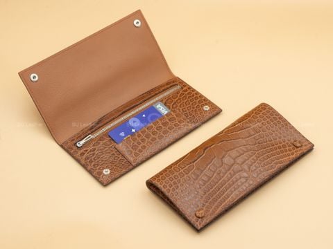 Ví Da Nam  - Da Cá Sấu Alligator