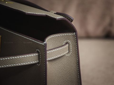 Kelly Pochette - Da Bê Epsom - Etoupe