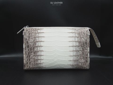 Himalaya Clutch - Da cá sấu Niloticus màu Himalaya Natural