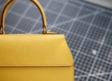 Túi Da Nữ - Monvally - Da Bê Degermann - Yellow