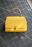 Túi Da Nữ - Monvally - Da Bê Degermann - Yellow