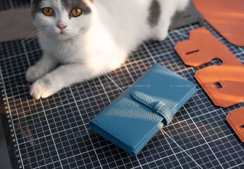 Ví Nữ - Long Wallet - Da Bê Togo