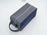 Dopp Kit -Da Cá Sấu Alligator - Nubuck Navy
