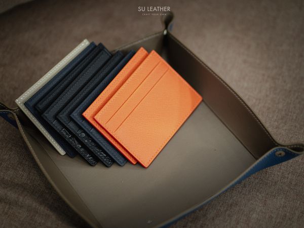 Card Holder, Ví đựng thẻ - Da Epsom - Orange