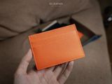Card Holder, Ví đựng thẻ - Da Epsom - Orange