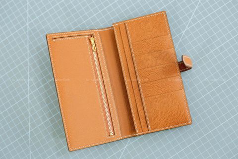 Ví Da Nữ - Long Wallet - Da Bê Degermann