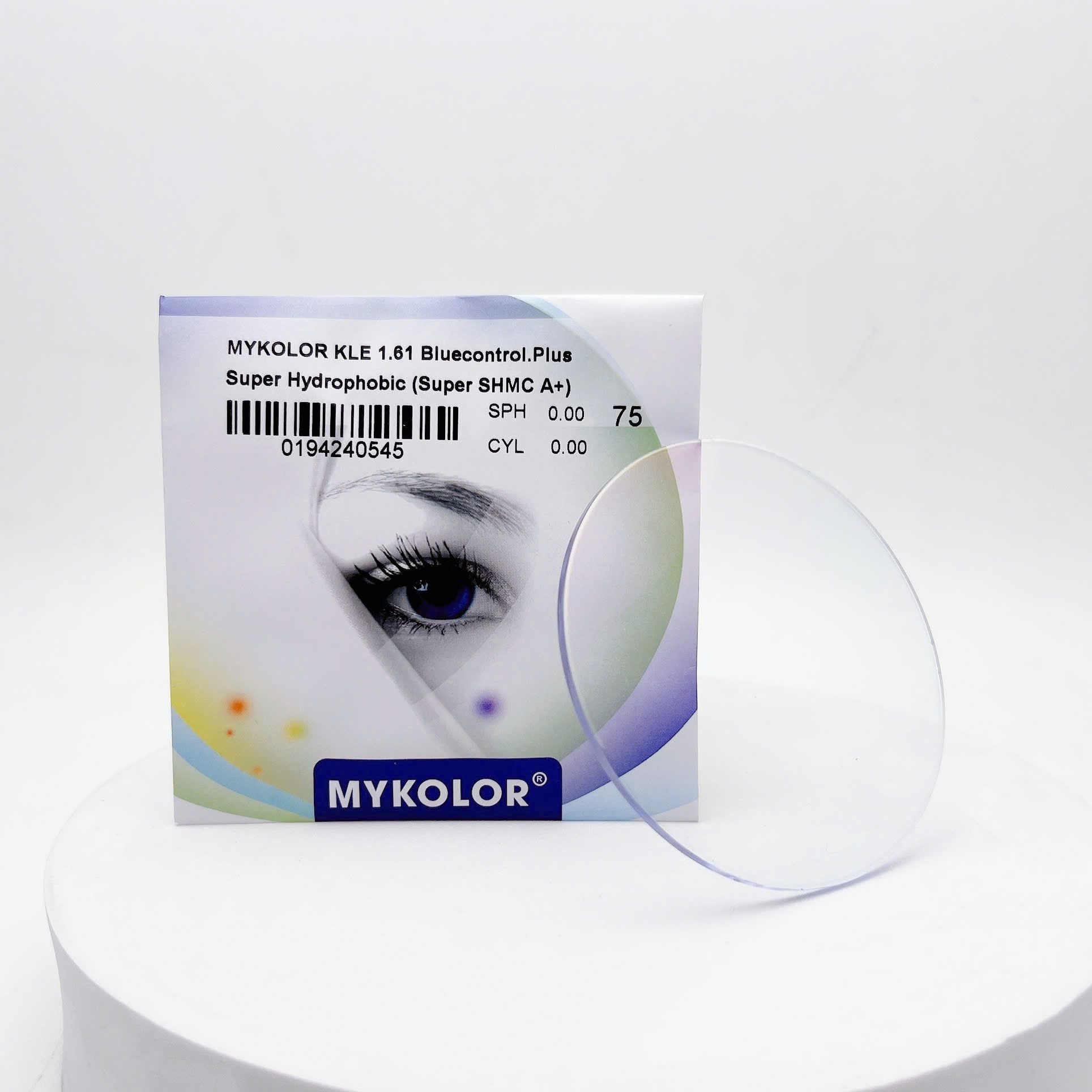  Mykolor KLE 1.61 Bluecontrol.Plus - Tròng kính, mắt kính cận viễn loạn chính hãng 