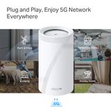  Deco BE65-5G Hệ thống Mesh Wi-Fi 7 Ba Băng Tần BE11000 5G cho gia đình 