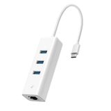  UE330C Hub USB Type-C ra 3 cổng USB-A 3.0 & Mạng Gigabit Ethernet 
