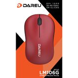  Chuột không dây Dareu LM106G Red (USB) 