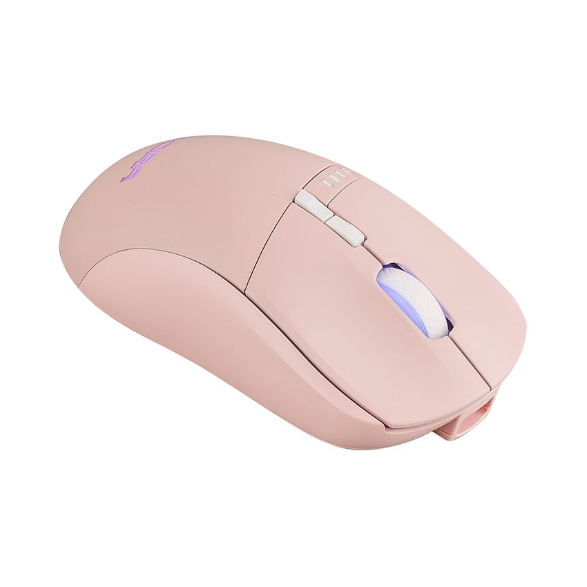  Chuột Không dây EDra EM620W Hồng (USB/RGB/Avago3325/Huano sw) 