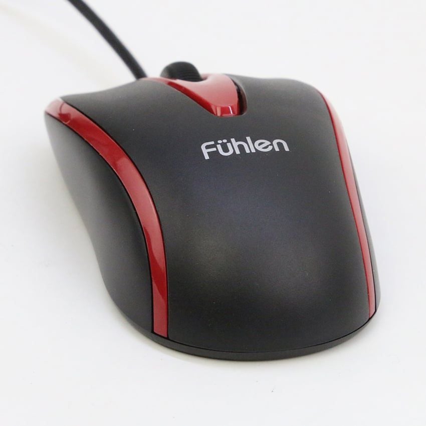  Chuột Fuhlen L102 (USB/đen đỏ) 