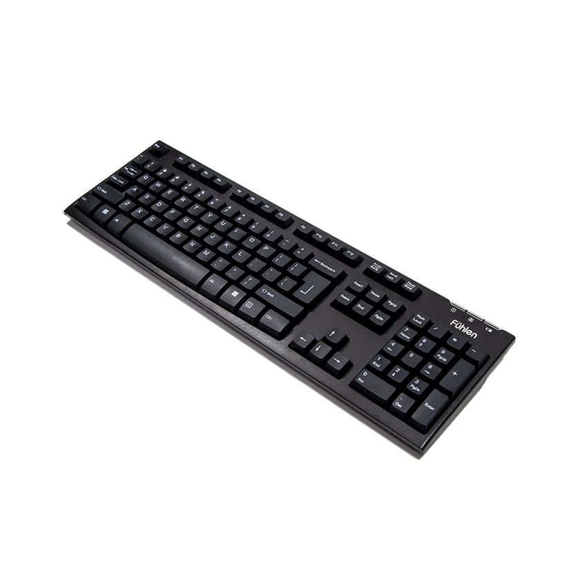  Bàn phím không dây Fuhlen L411W (Wireless 2.4Ghz/Đen) 