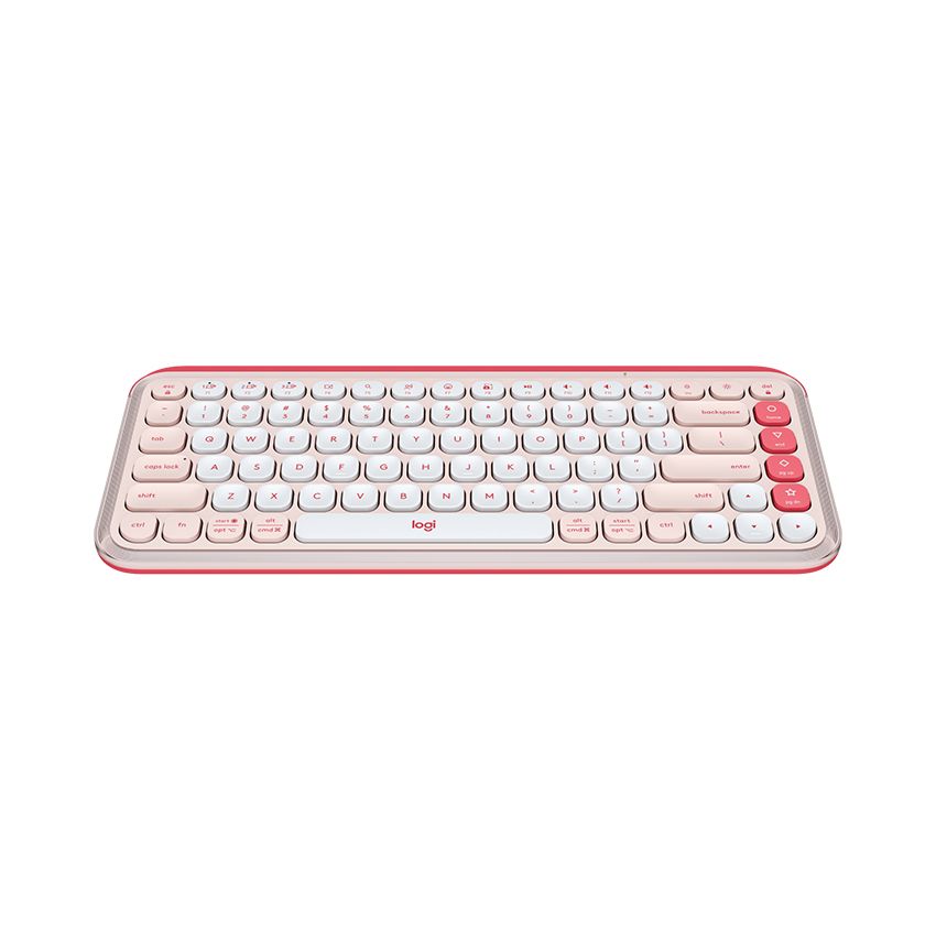  Bàn phím cơ không dây Logitech POP ICON Keys màu Hồng 