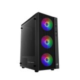  Vỏ máy tính KENOO ESPORT AF13 - 3F - Màu Đen/Trắng 