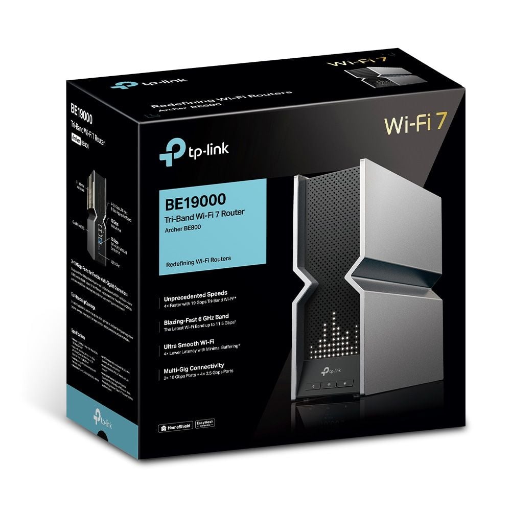  Archer BE800 Router Wi-Fi 7 BE19000 Ba Băng Tần 