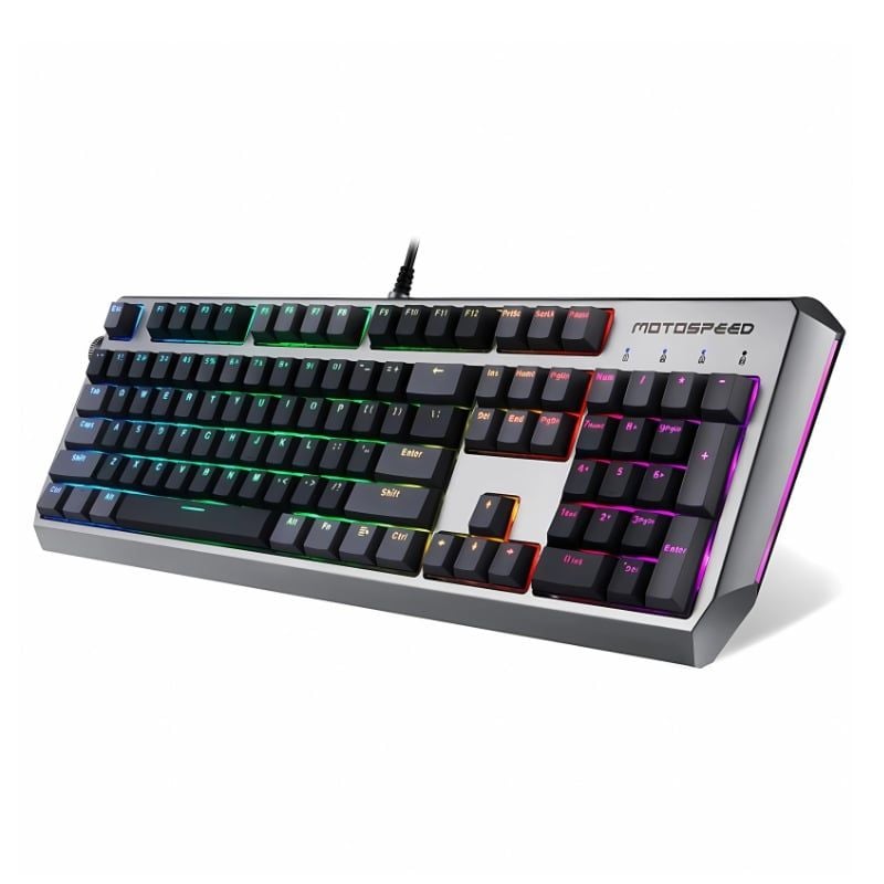 Bàn Phím Cơ Motospeed CK80 RGB Gaming (Đen) 
