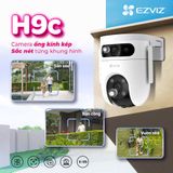  Camera WiFi quay quét, ống kính kép EZVIZ H9c Dual (3MP+3MP) 