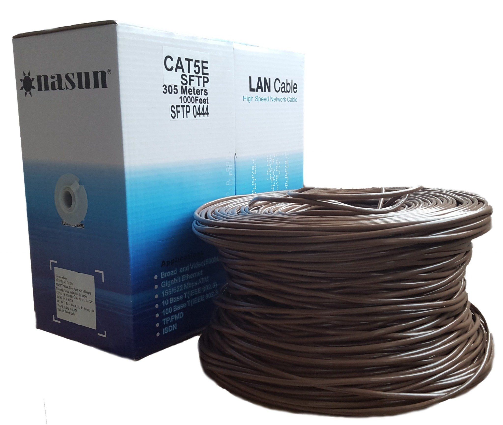  Dây mạng SFTP Cat5e Nasun SFTP-0444 