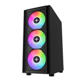  Vỏ máy tính KENOO ESPORT EK700-3FA - Màu Đen ( 3Fan ARGB) 