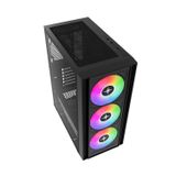  Vỏ máy tính KENOO ESPORT EK700-3FA - Màu Đen ( 3Fan ARGB) 