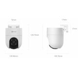  Camera IP ngoài trời 360 độ 2MP EZVIZ H8c 