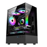  Vỏ máy tính KENOO ESPORT MK100 Trắng/Đen(Size M-ATX) 