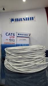  Dây mạng UTP Cat6 Nasun COPPER 5566 ĐỒNG NGUYÊN CHẤT 