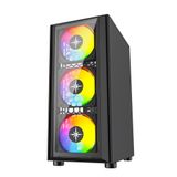  Vỏ máy vi tính KENOO ESPORT K300 -3F - Màu Đen 