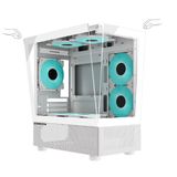  Vỏ máy tính KENOO ESPORT MK200 Đen/Trắng (Size M-ATX) 