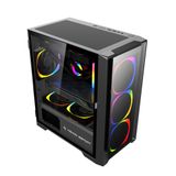  Vỏ máy vi tính KENOO ESPORT MK500 - 3F - Màu Đen/Trắng 