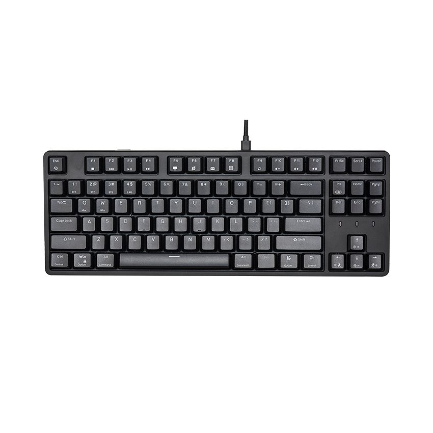  Bàn phím cơ không dây Edra EK3187W RGB Đen Blue Switch (USBC/Bluetooth) 