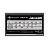  Nguồn máy tính KENOO ESPORT S350 - (Fan12) - Màu Đen 