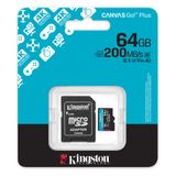  Thẻ nhớ Kingston microSD Plus Canvas Go! dành cho chơi game di động, máy bay không người lái, camera hành động và thiết bị Android™ 