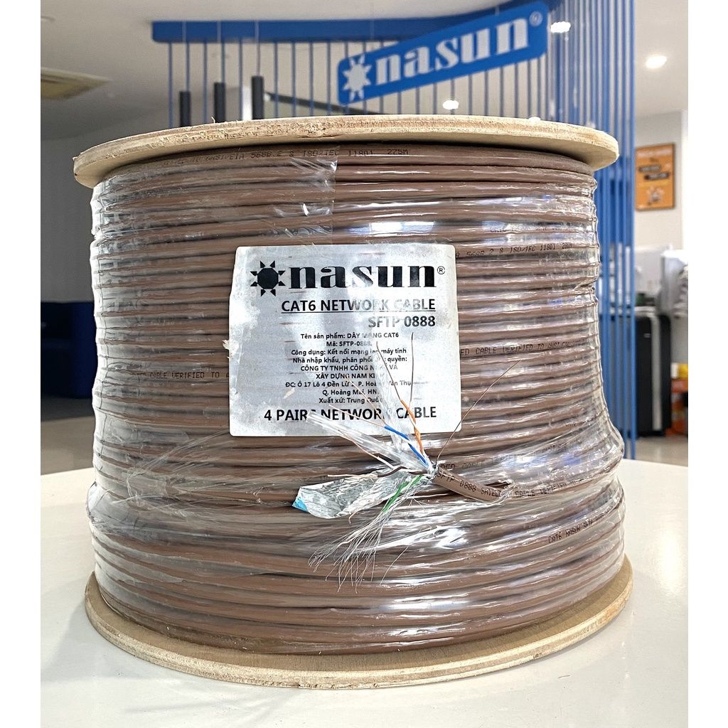  Dây mạng SFTP Cat6 Nasun SFTP-0888 