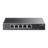  TL-SG1005P-PD 5-Port Gigabit Desktop PoE+ Switch with 1-Port PoE++ In and 4-Port PoE+Out 